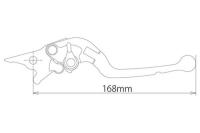 アルミビレットブレーキレバー168(可倒式)